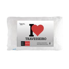 ALMOHADA I LOVE TRAVESSEIRO  FIBRA 45X65CM