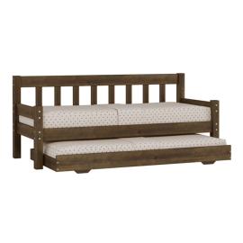 BI CAMA C/AUXILIAR 080X190- IMBUIA