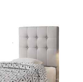 CABECERA IMPERIAL 090X1.25- CORINO/BLANCO
