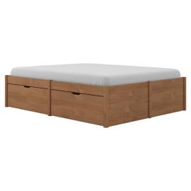 CAMA BEAUTY 2PL. (140X190) ALMENDRA (3b)