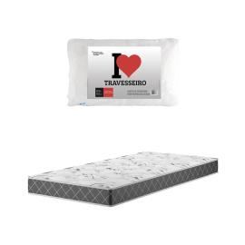 COLCHON + ALMOHADA 100% ESPUMA ALTURA 17CM