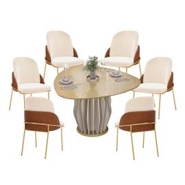 COMEDOR TOKYO 6 SILLAS 36245.983233 MESA36180.269