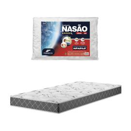 Colchon 1 Plaza De Espuma + 1 Almohada De Regalo