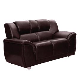 PU SOFA CORDOBA 2 CUERPOS MARRON PU