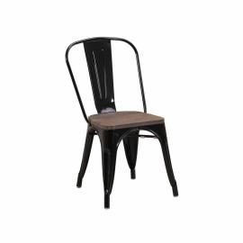 (503W)-SILLA TOLIX ASIENTO MADERA****