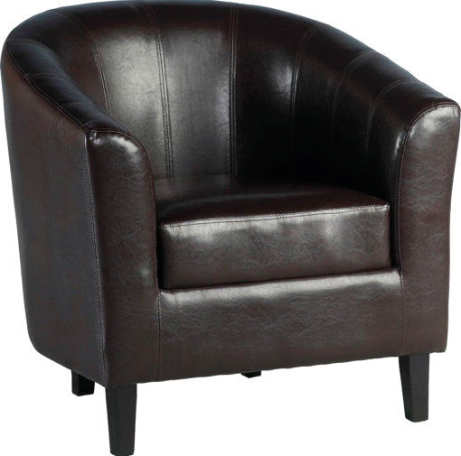 Butaca Sillon Sofa Poltrona Living Comedor Marron Bahia - Imagen 2