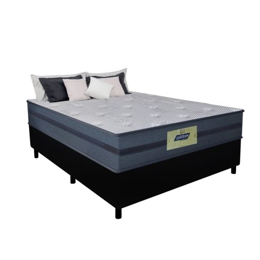 Colchon Sommier Espuma Plaza Y Media Alta Densidad 120cm - Imagen 2