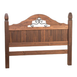 Respaldo Dormitorio 2 Plazas 100% Madera Linea Mexicana E110