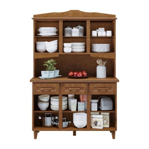 Kit De Cocina 5 Puertas 3 Cajones 100% Madera Línea Clásica - Imagen 3