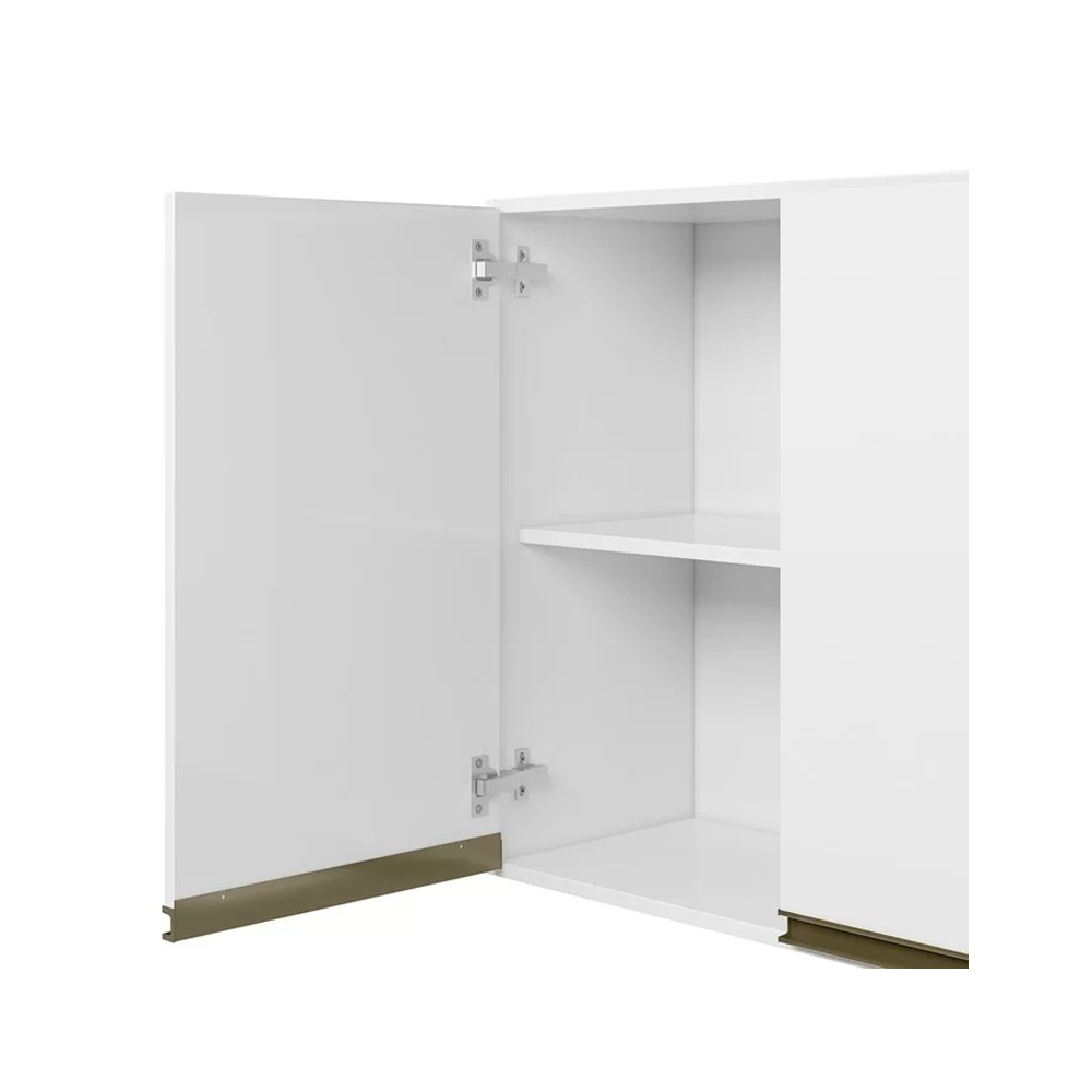 Mueble Aereo De Cocina 2 Puertas 1 Estante Moderno - Imagen 3