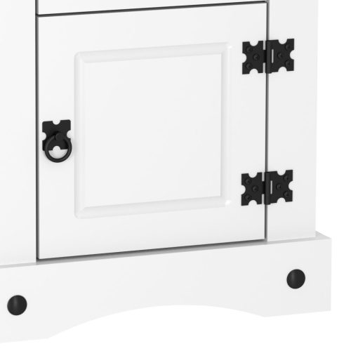 Mesa De Luz 1 Puerta 1 Cajon Linea Mexicana Dormitorio E1633 - Imagen 3