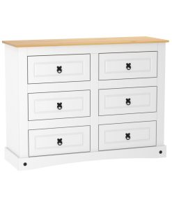 Comoda 6 Cajones Linea Mexicana Cajonera Para Dormitorio E1634