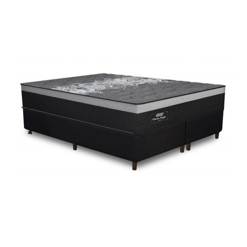 Colchon Sommier Queen Size Espuma Y Resortes Euro Top Alta Densidad - Imagen 2