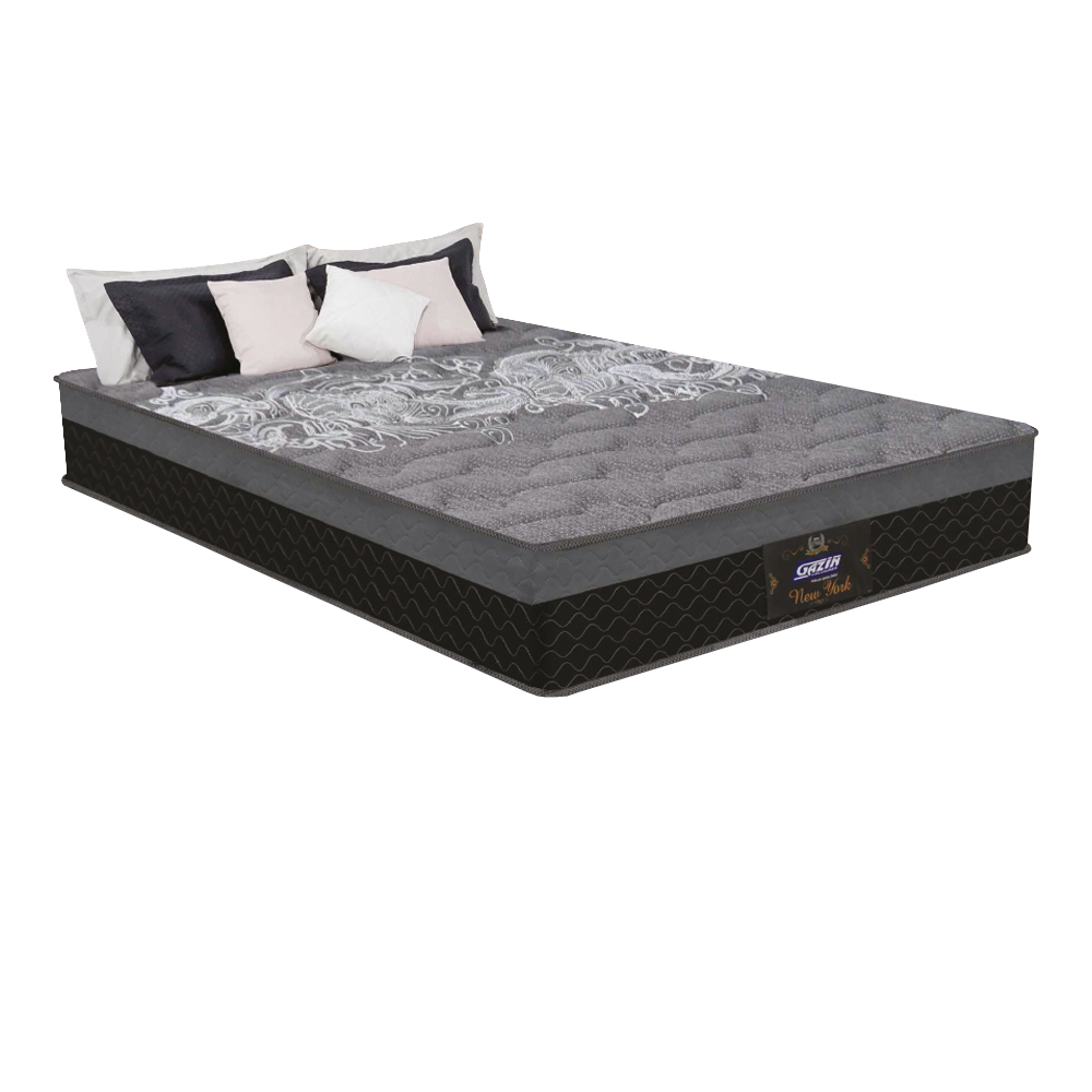 Sommier 2 Plazas Espuma Y Resortes Densidad D20 Confort - Imagen 2