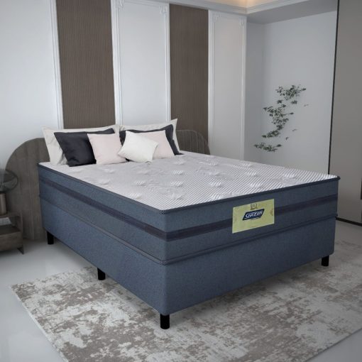 Sommier Colchon Espuma Plaza Y Media Alta Densidad 120cm - Imagen 3