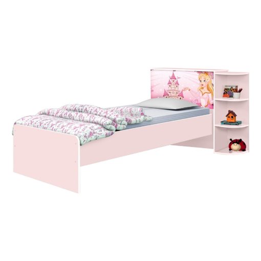 Cama Para Niños 1 Plaza Diseño Princesa Infantil