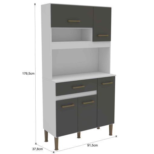 Mueble De Cocina Kit Completo Ana 90 cm - Imagen 4