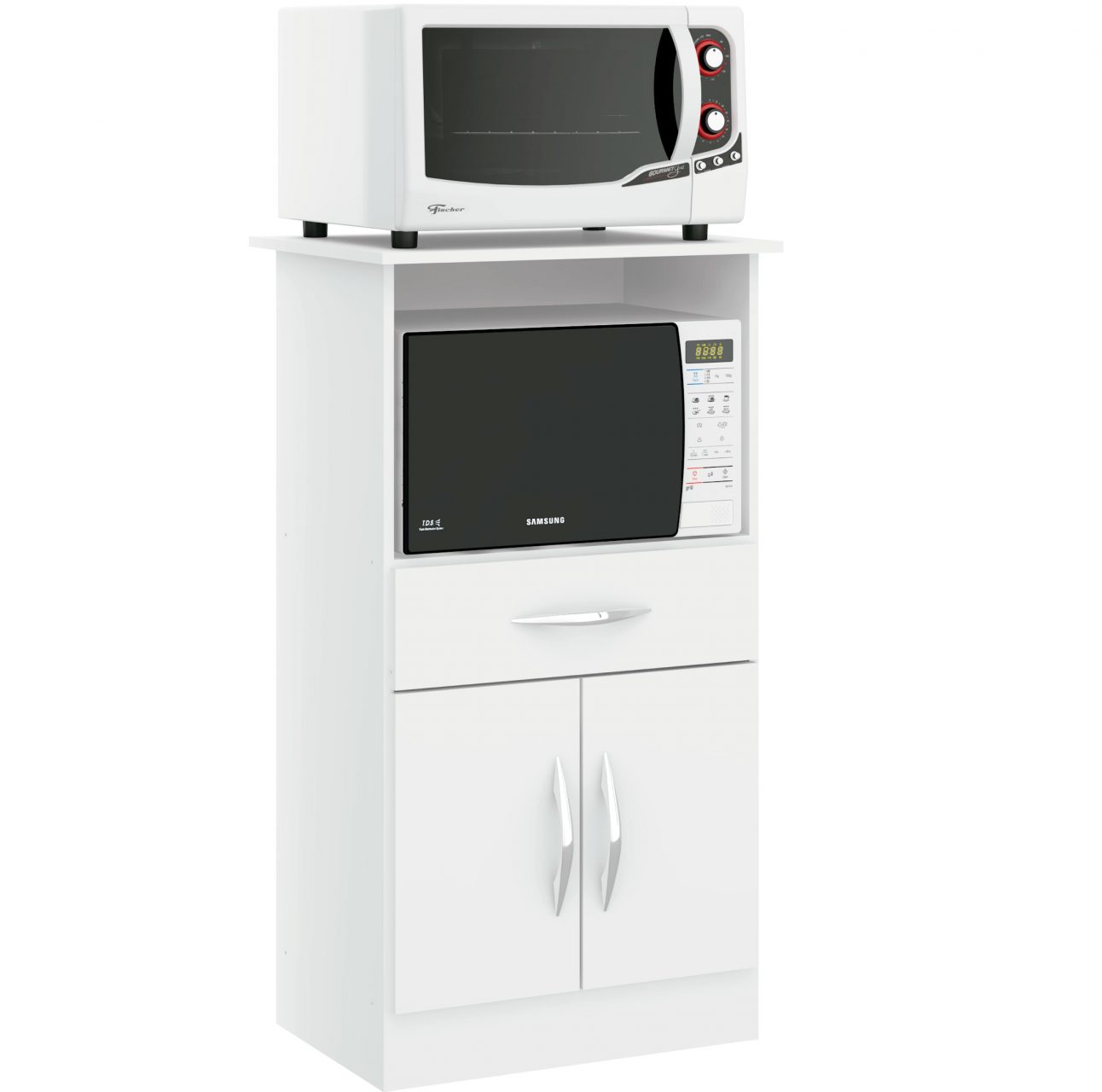 Mueble Cocina Frutero Microondas Multiuso 2 Puertas 509