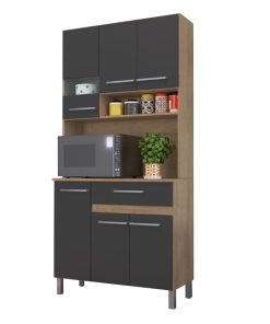 Mueble De Cocina Kit Completo 6 Puertas Cajones Amoblamiento