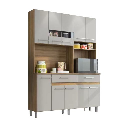 Kit Mueble De Cocina 10 Puertas 2 Cajones