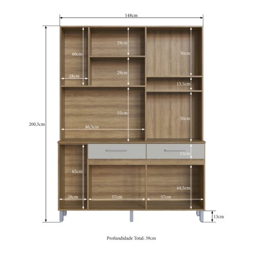 Kit Mueble De Cocina 10 Puertas 2 Cajones - Imagen 5