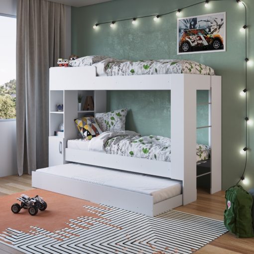 Cucheta Cama Juvenil Bicama Dormitorio Cama Auxiliar Doble - Imagen 2