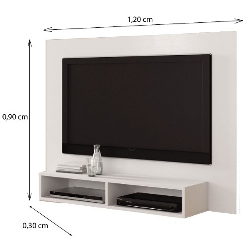 Panel Modular Rack Tv Led Living Sala Dormitorio Jazz - Imagen 2