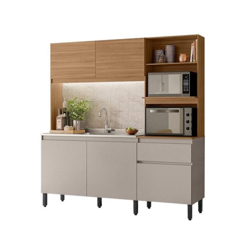 Kit De Cocina Completo 5 Puertas 1 Cajon 100% Mdp