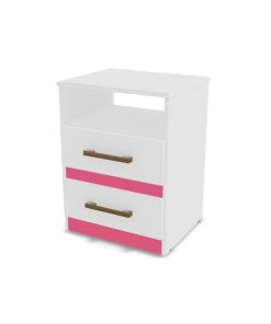Mesa de luz 2 cajones dormitorio varios colores