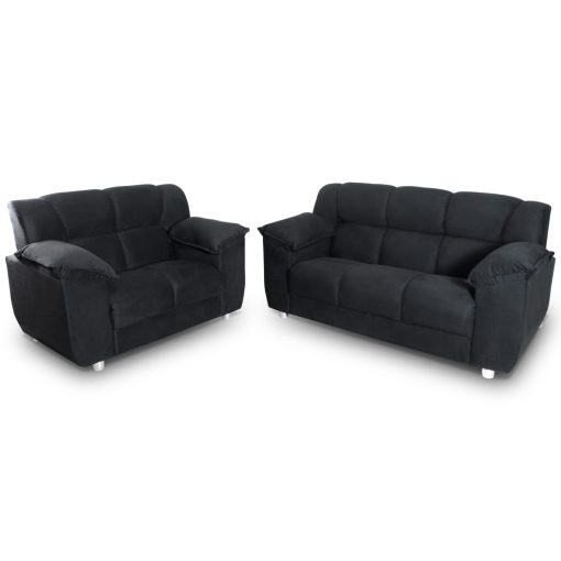 Juego De Living Sofa 2 Y 3 Cuerpos Tapizados En Tela