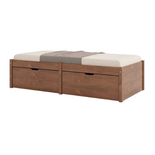 Cama Multifuncional 1 Plaza Con Cajones Madera Maciza