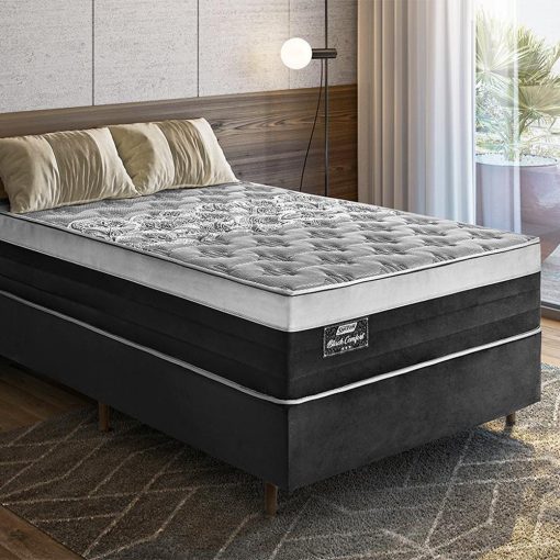 Sommier Colchon 2 Plazas 120 Kg Black Comfort Alta Densidad - Imagen 6
