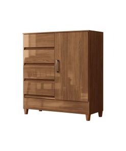 Comoda Cajonera Dormitorio 4 Cajones 1 Puerta