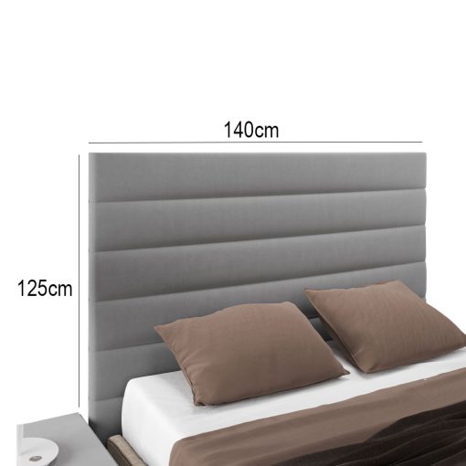 Respaldo Sommier Cama 2 Plazas De Espuma 140cm - Imagen 2