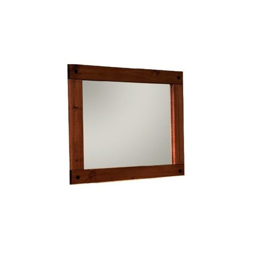 Espejo Con Marco Linea Mexicana Moldura Madera Maciza E024