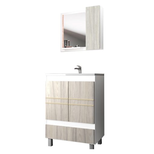 Mueble De Baño 2 Puertas 1 Cajón