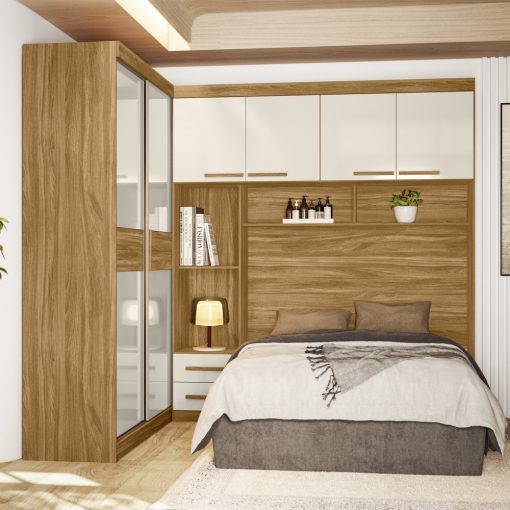Ropero Placard Respaldo Dormitorio 2 Puertas Corredizas - Imagen 2