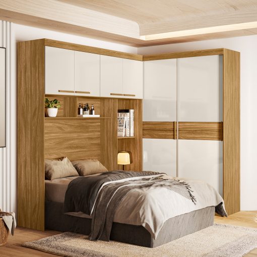 Ropero Placard Respaldo Dormitorio 2 Puertas Corredizas - Imagen 4