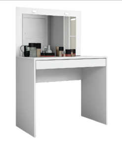 Tocador Con Espejo Luz Para Maquillaje Cajonera Atraente