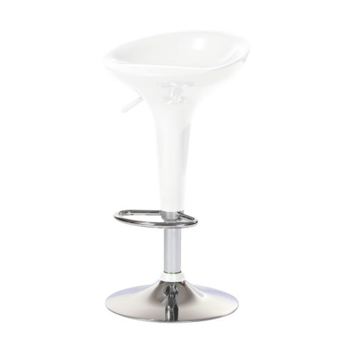 Butaca Alta Silla Moderna Poltrona Blanco Mlm620012