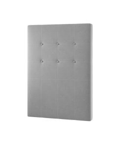 Respaldo Sommier Cama 1 Plaza Imperial 0.90 Dormitorio Gris