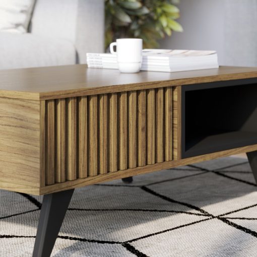 Mesa De Living Mesa Ratona Living Comedor Minimalista Jeri - Imagen 2