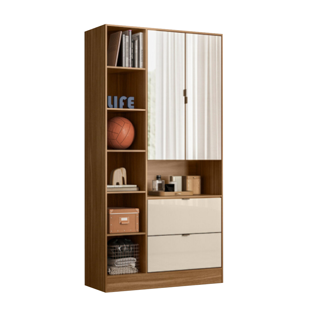 Ropero Placard Multiuso 2 Puertas 2 Cajones Varios Estantes