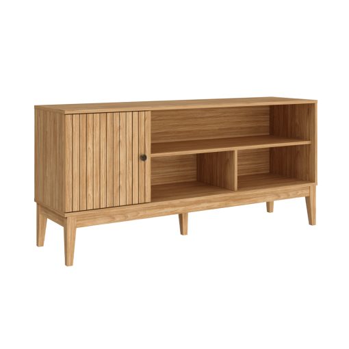Rack Tv Living Comedor 1 Puerta Con Estantes Hasta 55