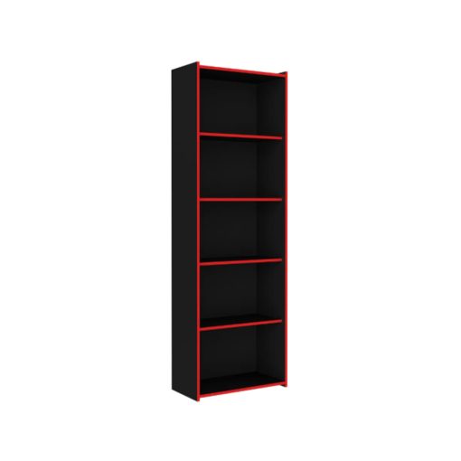 Biblioteca Repisa Multiuso 5 Estantes Gamer Mdp