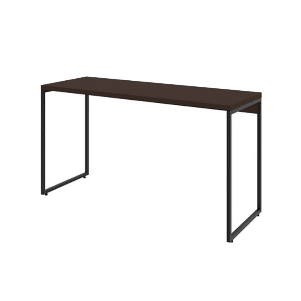 Escritorio Estilo Industrial Tapa De Mdp Patas De Hierro Cafe