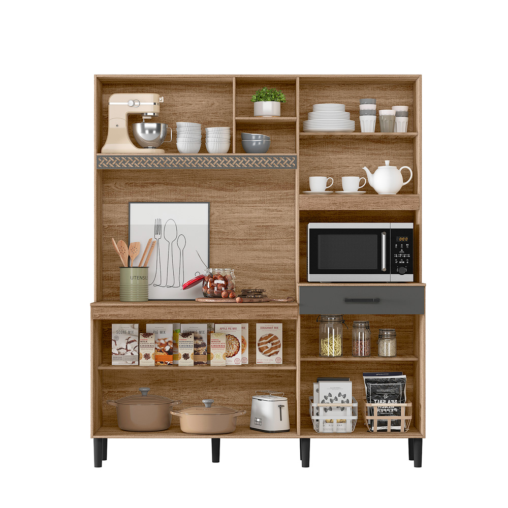 Mueble Cocina Bajo Mesada Aereos Kit Completo Yara - Imagen 3