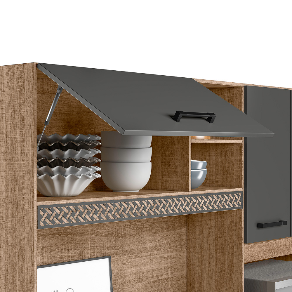 Mueble Cocina Bajo Mesada Aereos Kit Completo Yara - Imagen 6