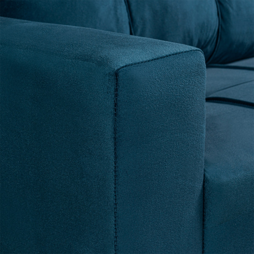 Sillon Sofa Esquinero Living 5 Cuerpos Tapizado Tela - Imagen 4