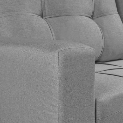 Sillon Sofa Esquinero Living 5 Cuerpos Tapizado Tela - Imagen 4